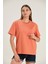 Oversize Fit Nakışlı T-Shirt (B22-38500) 1