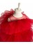 Red Crinoline Kırmızı Tütü Kız Çocuk Abiye, Özel Gün, Yılbaşı, Nedime, Christmas Dress 2