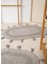 Hana 2’li Takım Banyo Paspası %100 Pamuk 40x60 + 60x90 Gri 2