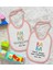Kids Kişiye Özel Anne ve Baba Tasarımlı 2’li Pembe Mama Önlüğü-5 2