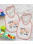 Kids Kişiye Özel Anne ve Baba Tasarımlı 2’li Pembe Mama Önlüğü-2 2