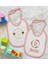 Kids Kişiye Özel Harfli Isimli 2’li Pembe Mama Önlüğü-2 2