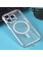 Apple iPhone 14 Pro Max Uyumlu 6.7inç Kılıf Magnetic Halkalı Renkli Magsafe Parlak Kenarlı Charge Wirelles Case Platin Electroplating Straight 1