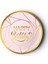 8'li Karton Tabak Gold Yaldızlı Happy Pembe 1