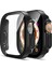 Apple Watch Ultra Uyumlu Kılıf Ekran Koruyucu ve Kasa Koruyucu Silikon Pc Kılıf 360 Korumalı Zırh Military Tam Korumalı Kapak 1