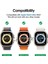Apple Watch Ultra 49MM Uyumlu Ekran Koruyucu Kırılmaz Seramik Temperli Cam Tam Kaplar Nano Ppma 2