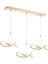 9192-3 Sıralı Gold Powerled Avize 1