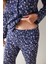 Penti Base Navy Forest Gömlek Pantolon Pijama Takımı