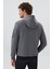 Jaden Erkek Kapüşonlu Sweatshirt Siyah 4