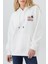 Ella Kadın Kapüşonlu Sweatshirt Ekru 3