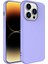 Apple iPhone 14 Pro Kapak Içi Kadife Lansman Lux Silikon Kılıf - Lila 1