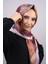 Desenli Keten Flamlı Eşarp - DESEN-546 1