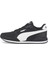 St Runner V3 Mesh Jr 385510 Siyah-Beyaz Kadın Spor Ayakkabı 1