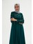 Payetli Abiye Elbise 718-YEŞIL 40 3