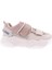 65140-22Y Kadın Mega Kalın Taban Simli Cırtlı Sneakers Ayakkabı 4