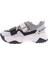 65140-22Y Kadın Mega Kalın Taban Simli Cırtlı Sneakers Ayakkabı 2