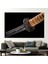 1 Parça Kanvas Tablo Samurai Kanvas Sanatı Modern Kanvas Samurai Sward Posteri 2