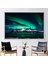 1 Parça Beyaz Çerçeveli Kanvas Tablo Northern Lights Fotoğraf Baskısı 1