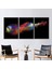 3 Parçalı Siyah Çerçeveli Kanvas Tablo Müzik Odası Duvar Dekoru Soyut Kanvas 1