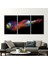 3 Parçalı Siyah Çerçeveli Kanvas Tablo Müzik Odası Duvar Dekoru Soyut Kanvas 2