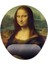 Mona Lisa Bilek Destekli Mousepad Model - 1 Oval 1