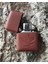 El Yapımı Hakiki Deri Kılıflı Zippo Çakmak 3