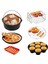 13 Parça 7 Inç (18cm) Yui / Xiaomi / Philips / Kumtel Uyumlu Air Fryer Aksesuarları Set - Siyah (Yurt Dışından) 3