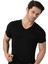 5'li Paket, Bambu Kumaş, V Yakalı Likralı Erkek T-Shirt & Fanila 1