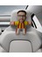Gift Kişiye Özel Sarı Kırmızı Futbolcu Tasarımlı Araç Koltuk Bebek Yastığı-1 1