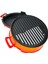 Döküm Mangal Izgara Set Döküm Demir Ø 36 cm - Turuncu 3