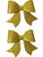 Simli Fiyonk - Kurdele - Gold - 2 Adet - Yılbaşı - Noel - Christmas - Parti 15X17CM 1