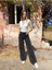 Cep Detaylı Yüksek Bel 90's Wide Leg Jeans 1
