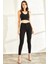 Jessa Siyah Kot Pantolon Dar Paça Yüksek Bel - Simsiyah Skinny Jeanssolmayan Siyah 3
