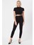 Solmayan Siyah Ince Görünüm Sağlayan Toparlayıcı Kot Pantolon Süper Skinny Jeans 3