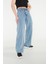 Kadın Kar Yıkama Bol Paça Wide Leg Jeanssalaş Geniş Paça Kot Pantolon(Süper Yüksek Bel) 1