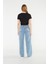Kadın Kar Yıkama Bol Paça Wide Leg Jeanssalaş Geniş Paça Kot Pantolon(Süper Yüksek Bel) 1