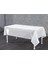 Kristal Monoray Kumaş Beyaz Masa Örtüsü Dikdörtgen 140x200 cm - 759 1