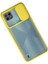 Realme C21 Kılıf Palm Buzlu Kamera Sürgülü Silikon - Sarı 300099 2