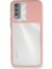 Vivo Y20 Kılıf Palm Buzlu Kamera Sürgülü Silikon - Pembe 300099 1