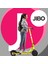 JB-501Y Sarı Katlanabilir Farlı Elektrikli Scooter 4