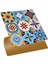 Kendinden Yapışkanlı Zambak Desenli Pvc Karo 30x30 cm 11 Adet 1m2 1