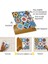Kendinden Yapışkanlı Zambak Desenli Pvc Karo 30x30 cm 11 Adet 1m2 3