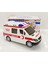 3D Işıklı Sesli Sirenli Pilli Oyuncak Ambulans Araba 112 Acil Kurtarma 1
