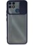 Realme C25 Kılıf Palm Buzlu Kamera Sürgülü Silikon - Lacivert 300099 1
