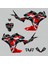 Honda Cbr 125 R Asphalt Monster Design Siyah Sticker Set 2