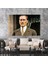 Sert Bakışlı Mustafa Kemal Atatürk Kanvas Tablo 1
