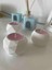 style way Üçlü Tealight Beton Mumluk Set 3