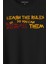 Learn The Rules Break Them Basquiat Kuralları Yık Baskılı Tişört T-Shirt 2