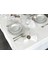 Kristal Monoray Kumaş Beyaz Sofra Takımı 8 Kişilik 160X220 17PRÇ.- 1282 5