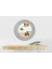 Yuvarlak Dekoratif Ayna Banyo Aynası Duvar Aynası Mozaik Ayna 52 cm - Beyaz 4